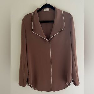 Babaton Brown blouse